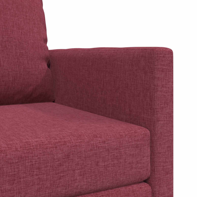 Sofa Bed 60cm Czerwone wino tkanina