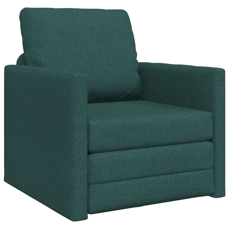Sofa Bed 60cm Ciemna zieleń tkanina