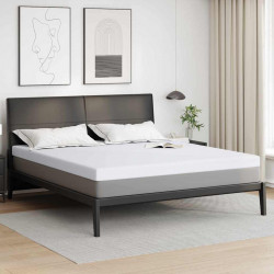 Nakładka na materac Biały 200 x 200 cm Tkanina jacquard