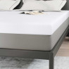 Nakładka na materac Biały 200 x 200 cm Tkanina jacquard