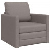Sofa Bed 60cm Ciemnoszary tkanina