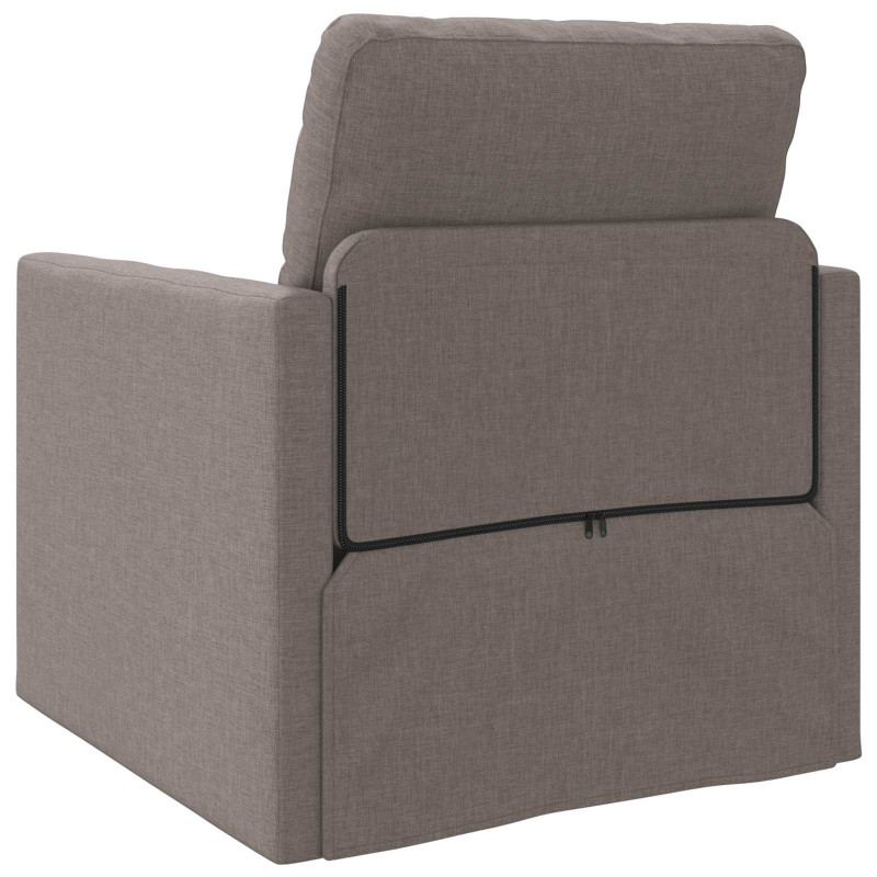 Sofa Bed 60cm Ciemnoszary tkanina