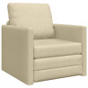 Sofa Bed 60cm Kremowy tkanina