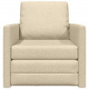 Sofa Bed 60cm Kremowy tkanina