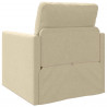 Sofa Bed 60cm Kremowy tkanina