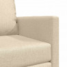 Sofa Bed 60cm Kremowy tkanina