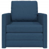 Sofa Bed 60cm Niebieski tkanina