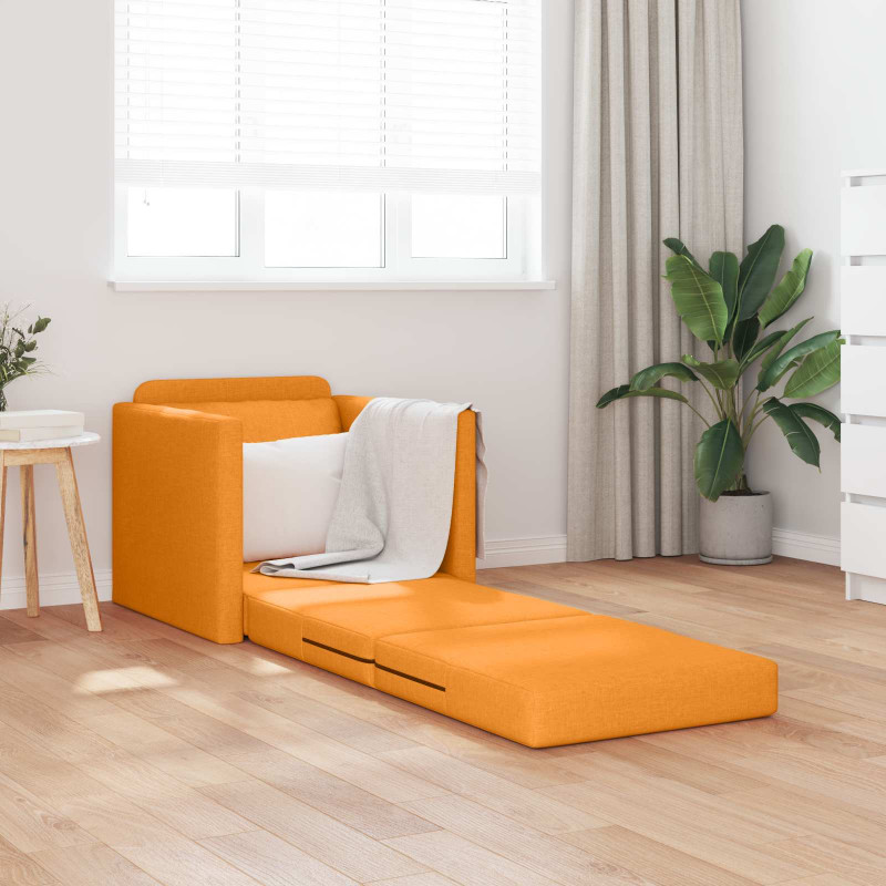 Sofa Bed 60cm Ciemny Żółty tkanina