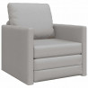 Sofa Bed 60cm Szary chmur tkanina