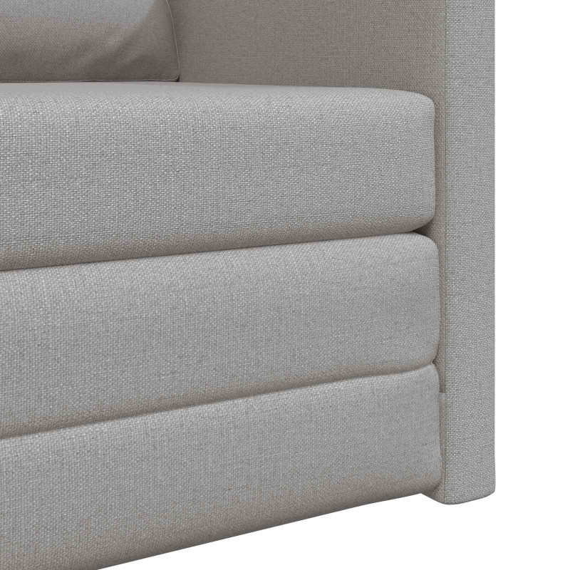 Sofa Bed 60cm Szary chmur tkanina