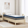 Nakładka na materac Biały 70 x 200 cm Tkanina żakardowa