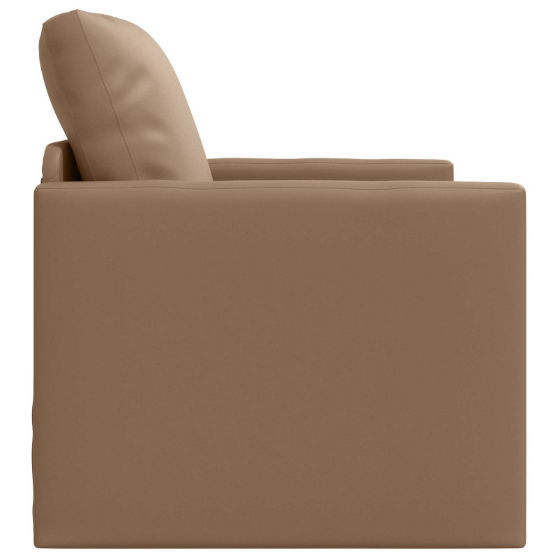 Sofa Bed 60cm Cappuccino Sztuczna skóra