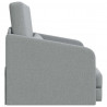 Sofa Bed 60cm Jasnoszary tkanina