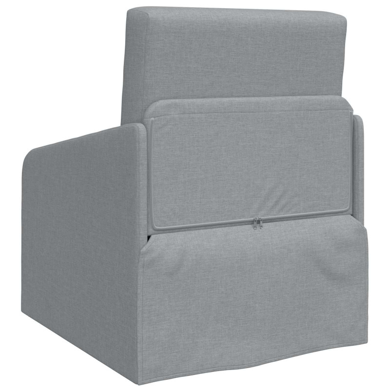 Sofa Bed 60cm Jasnoszary tkanina