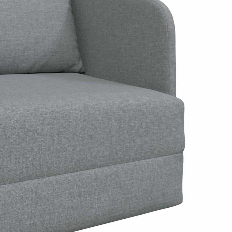 Sofa Bed 60cm Jasnoszary tkanina