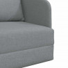 Sofa Bed 60cm Jasnoszary tkanina