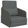 Sofa Bed 60cm Ciemnoszary tkanina