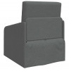 Sofa Bed 60cm Ciemnoszary tkanina