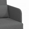 Sofa Bed 60cm Ciemnoszary tkanina