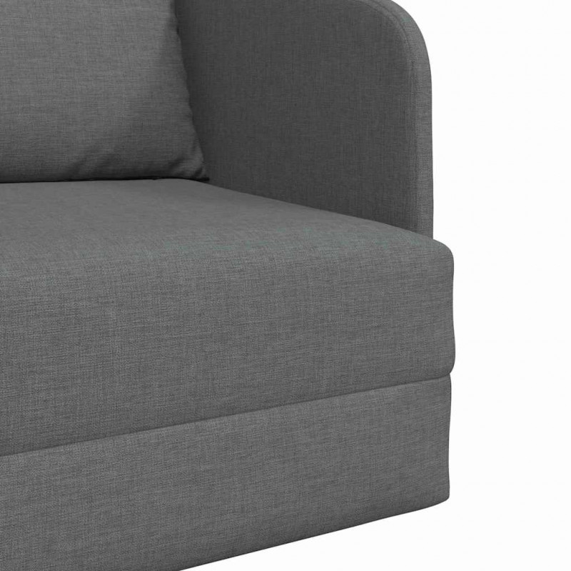 Sofa Bed 60cm Ciemnoszary tkanina