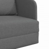 Sofa Bed 60cm Ciemnoszary tkanina
