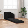 Sofa Bed 60cm Czarny tkanina