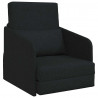 Sofa Bed 60cm Czarny tkanina