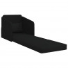 Sofa Bed 60cm Czarny tkanina