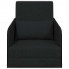 Sofa Bed 60cm Czarny tkanina