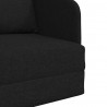 Sofa Bed 60cm Czarny tkanina