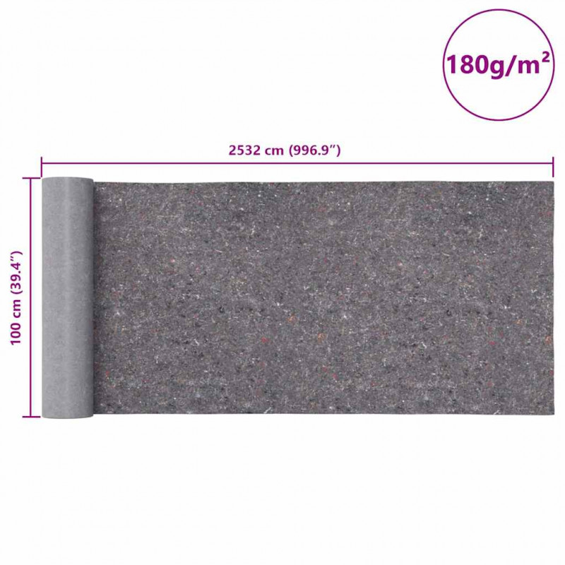 Polar malarski antypoślizgowy 25 m 180 g/m² Szary
