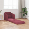 Sofa Bed 60cm Czerwone wino tkanina