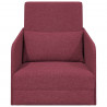 Sofa Bed 60cm Czerwone wino tkanina
