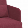 Sofa Bed 60cm Czerwone wino tkanina
