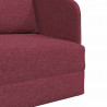 Sofa Bed 60cm Czerwone wino tkanina