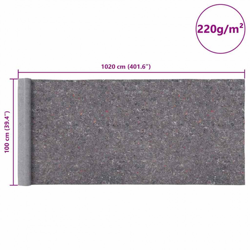 Polar malarski antypoślizgowy 10 m 220 g/m² Szary