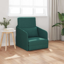 Sofa Bed 60cm Ciemna zieleń tkanina