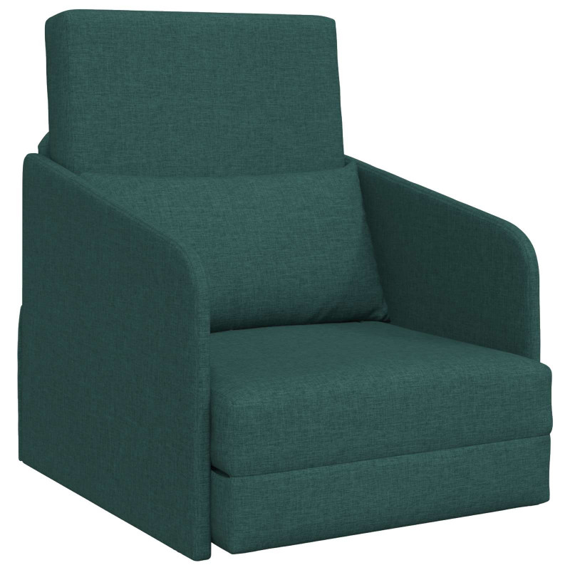 Sofa Bed 60cm Ciemna zieleń tkanina