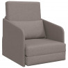 Sofa Bed 60cm Ciemnoszary tkanina