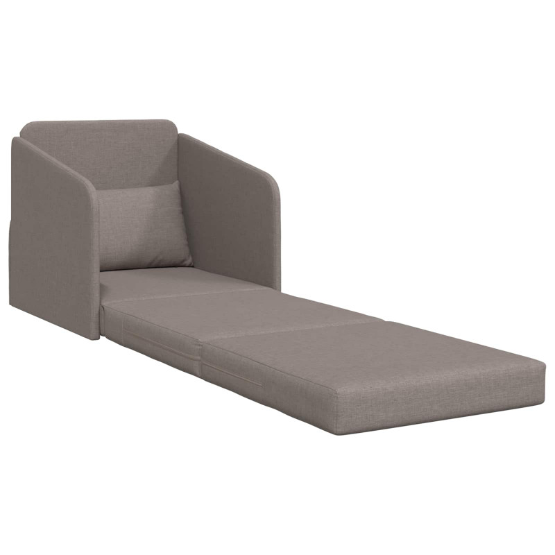 Sofa Bed 60cm Ciemnoszary tkanina