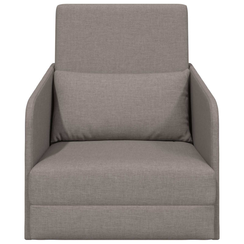 Sofa Bed 60cm Ciemnoszary tkanina