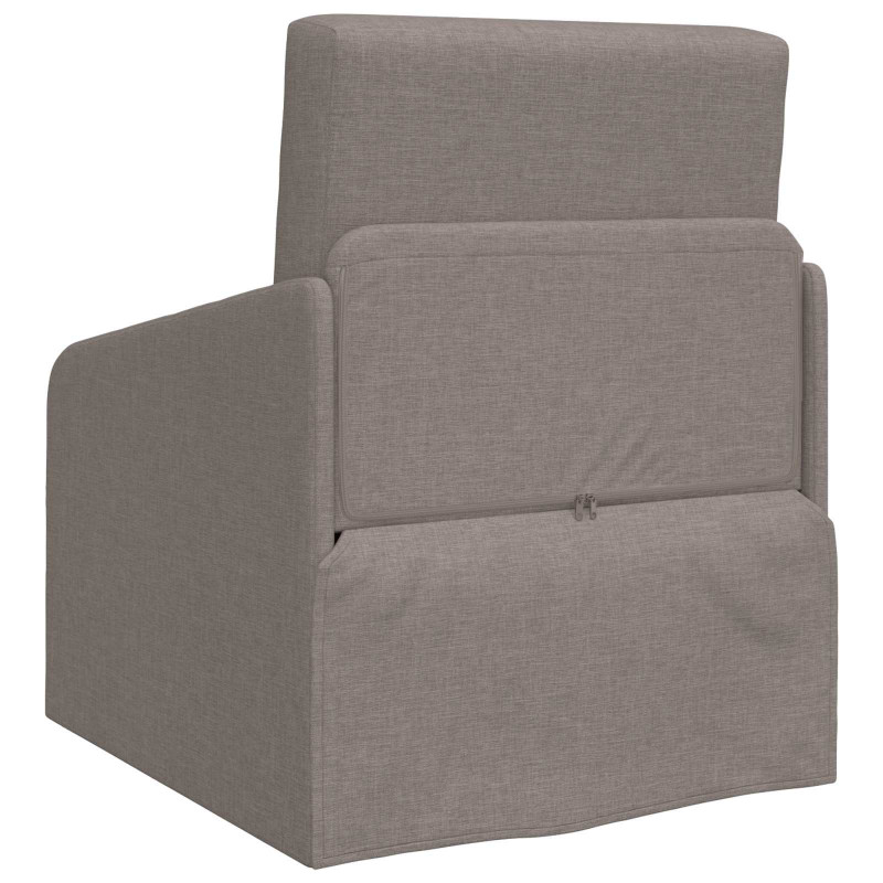 Sofa Bed 60cm Ciemnoszary tkanina