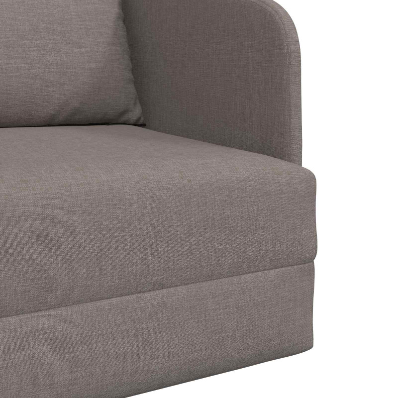 Sofa Bed 60cm Ciemnoszary tkanina