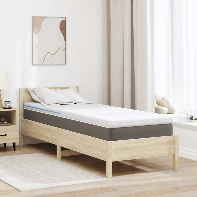 Nakładka na materac Biały 80 x 200 cm Tkanina żakardowa