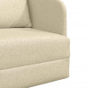 Sofa Bed 60cm Kremowy tkanina