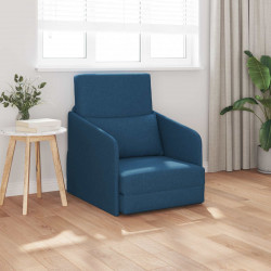 Sofa Bed 60cm Niebieski tkanina