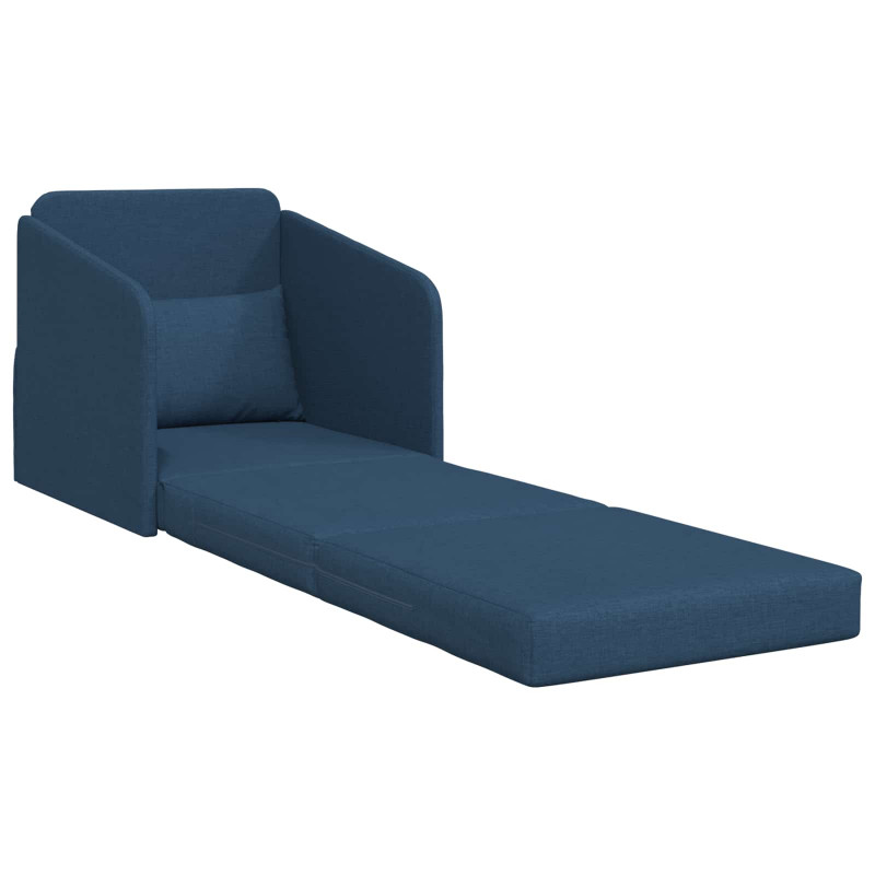 Sofa Bed 60cm Niebieski tkanina