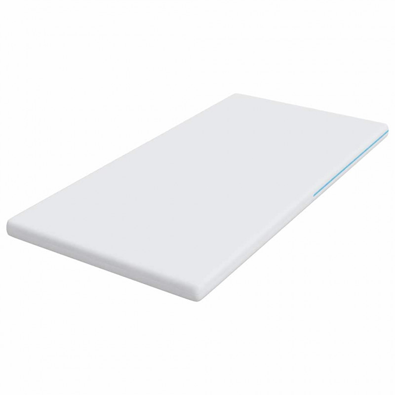 Nakładka na materac Biały 100 x 200 cm Tkanina żakardowa