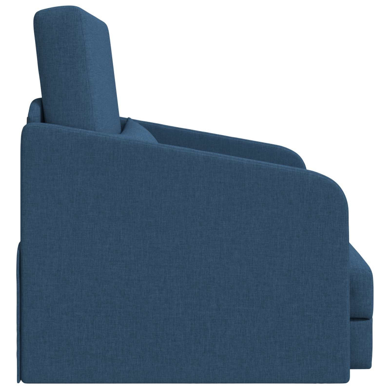Sofa Bed 60cm Niebieski tkanina