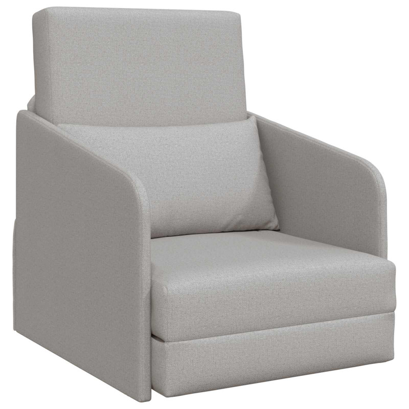 Sofa Bed 60cm Szary chmur tkanina